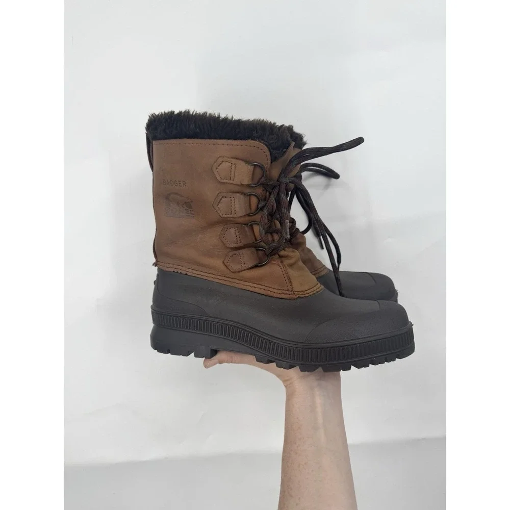 SOREL Women's Badger Boot Winter Duck Style Snow Boot‎ Sz 8 Insulated Waterproof